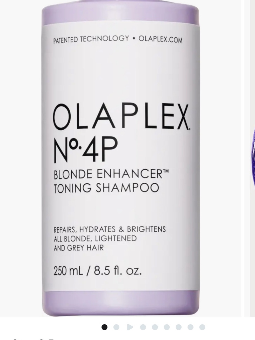 OLAPLEX No.4P Blonde Enhancer Toning Shampoo - Lavender Accents